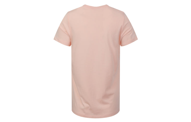 (WMNS) Nike Sportswear Logo Printing Short Sleeve Pink CU9696-664