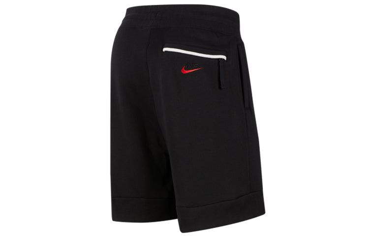 Men's Nike Air Fleece Colorblock Black Shorts CJ4833-010