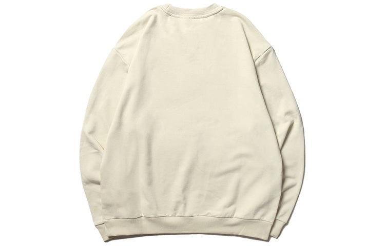 PUMA Culture Maker Crew Sweat Pullover Round Neck Creamy White 597910-68