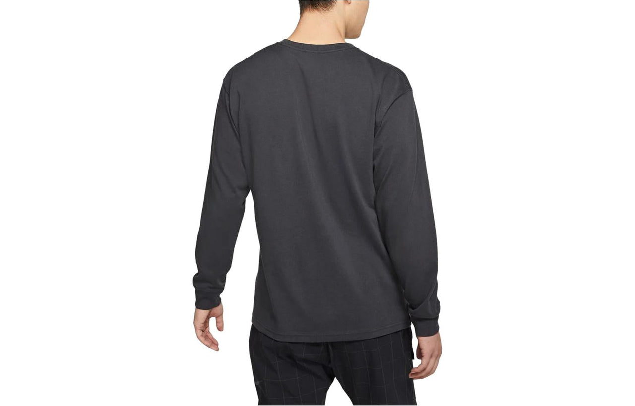 Nike x Olivia Kim Long Sleeve Tee 'Off Noir/Metallic Silver' CT3088-045