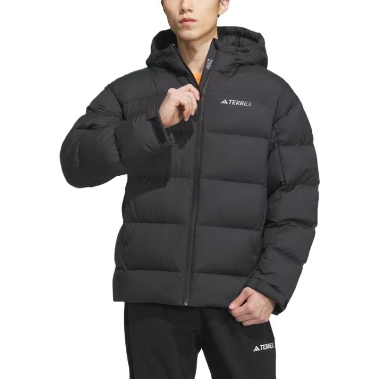 adidas Terrex Heavyweight Goose Down Jacket 'Black' IL8965