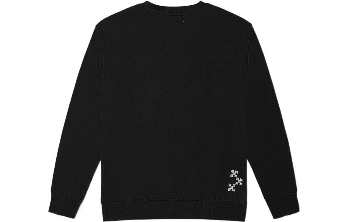 (WMNS) Vans Logo Off The Wall Floral Long Sleeve T-Shirt 'Black' VN0A7Q1JBLK