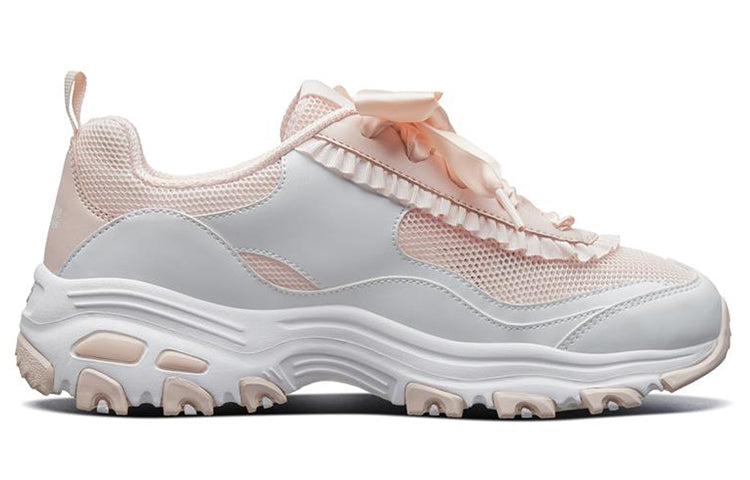 (WMNS) Skechers D'Lites 1.0 Sport Shoes Pink/White 66666193-PKW