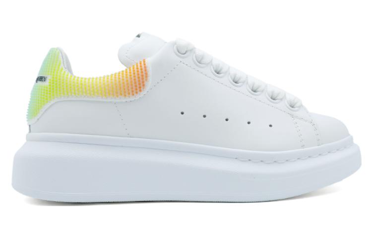 (WMNS) Alexander McQueen Larry Oversized Low-Top Sneakers 'White Multi' 708070WICG49035