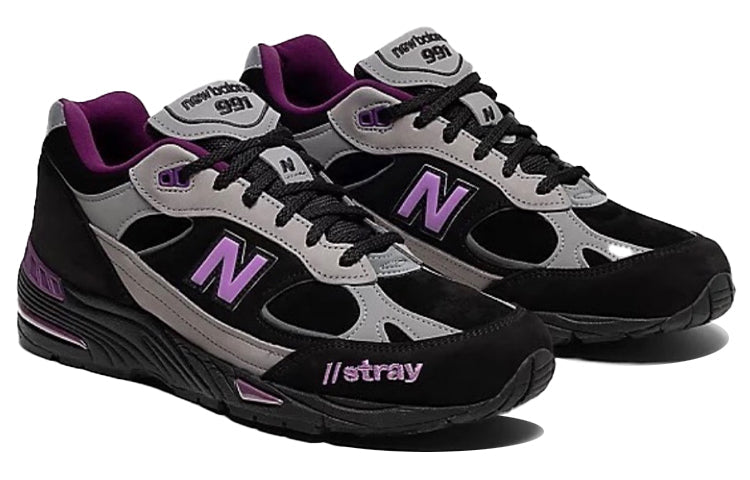 New Balance Stray Rats x 991 Made in England 'Black Purple' M991SRP