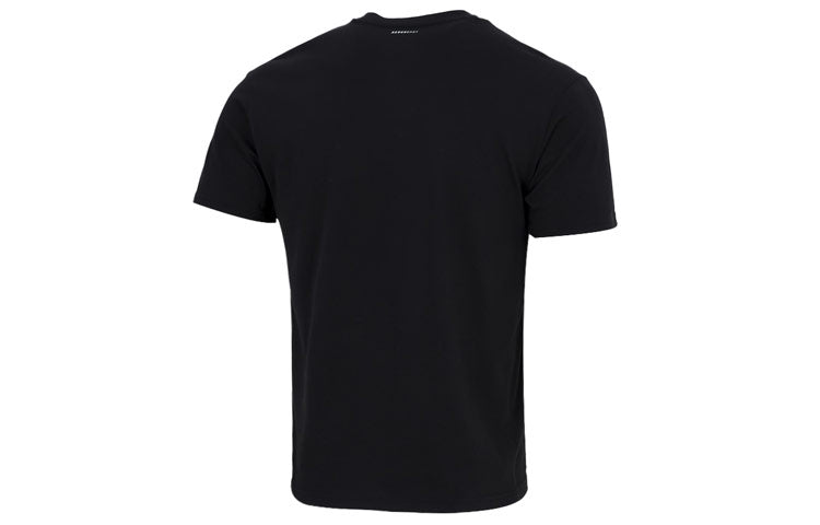 Men's adidas Minimalistic Alphabet Athleisure Casual Sports Round Neck Short Sleeve Black T-Shirt HA4072