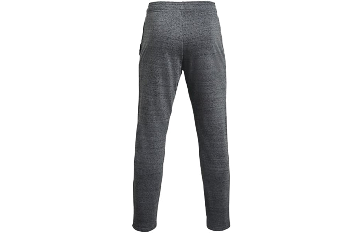 Under Armour Rival Terry Logo Fleece Sweatpants 'Pitch Grey' 1361644-012