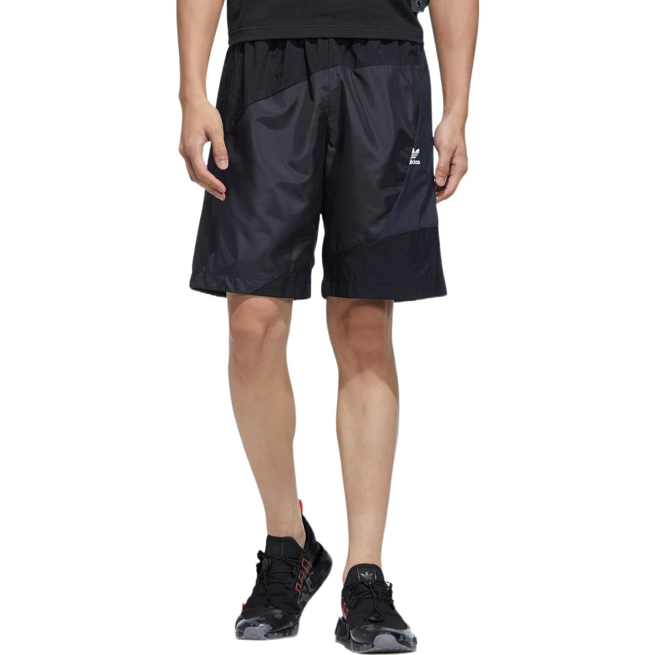 adidas originals Bold Shorts Solid Color Breathable Sports Black HH9442