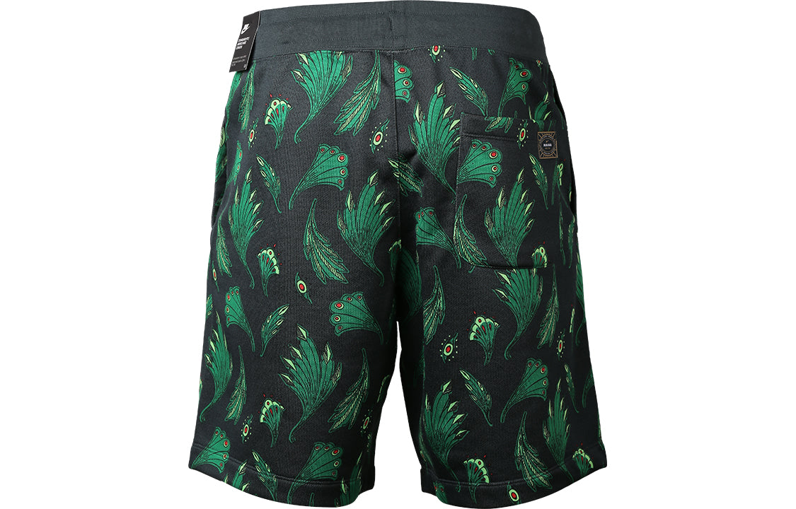 Nike Alumni Nigeria Printing Casual Shorts Green CU1408-364
