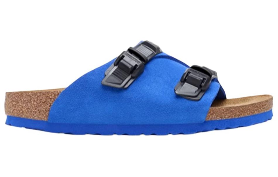 (WMNS) Birkenstock Zrich Tech Suede Leather Narrow Fit Sandals 'Blue' 1026816