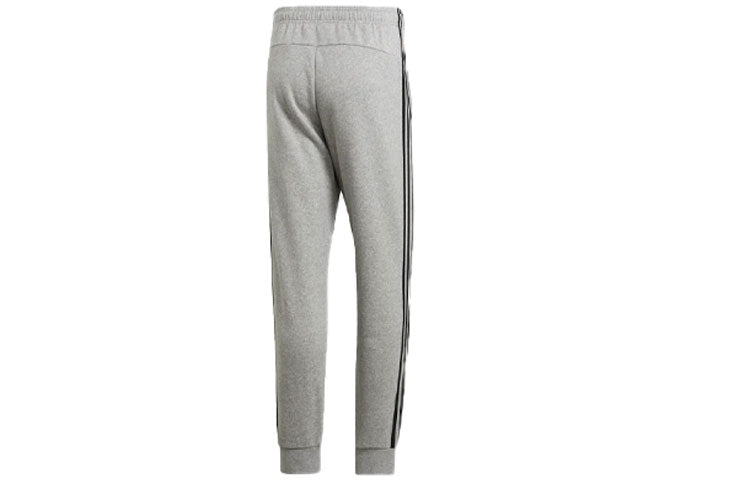 Men's adidas Casual Sports Bundle Feet Breathable Long Pants/Trousers Gray FI0823