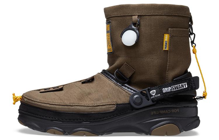 Crocs GRIP SWANY x atmos x All-Terrain Clog 'Olive' 208017-337