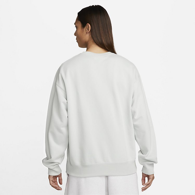 Nike Solo Swoosh Crew Sweatshirt 'Light Silver' DX0812-034