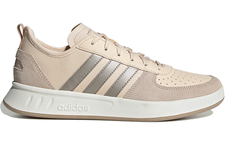 (WMNS) adidas Court80s Grey/Pink/Silver EE9835