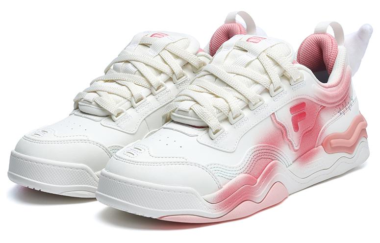 (WMNS) FILA FUSION Kick Sneakers 'White Pink' T12W312206FSQ