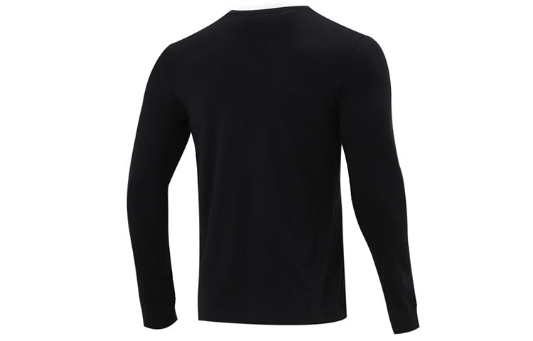 Nike Game So Fresh Basketball Sports Printing Round Neck Long Sleeves Black DN2998-010