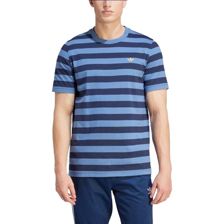 adidas Originals Striped T-Shirt 'Blue White' IR7588