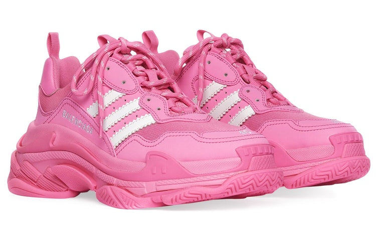 (WMNS) Balenciaga Triple S Sneaker x Adidas 'Neon Pink' 712764W2ZB65590