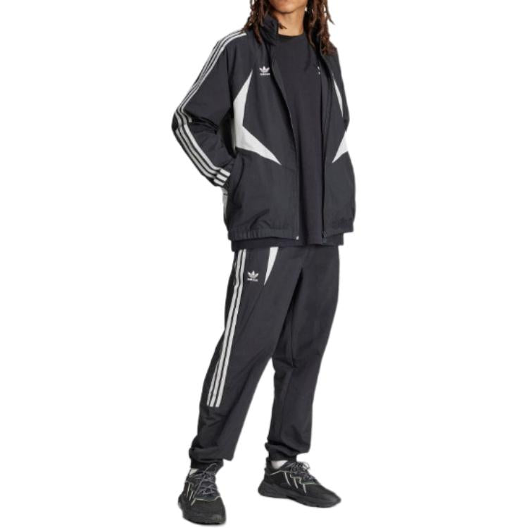 adidas Climacool Track Jacket Asia Sizing 'Black White' JF8736