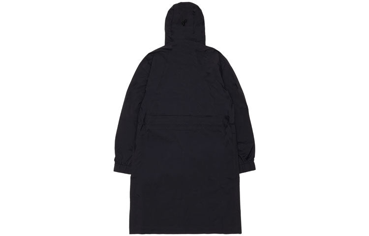 Men's Nike ESC Series Every Stitch Series Solid Color Long Sleeves Hooded Windbreaker Jacket Black DH2906-010