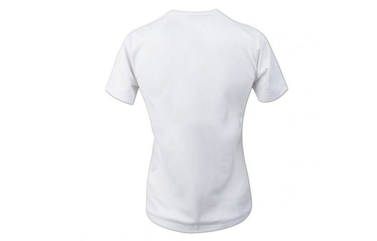 COMME des GARCONS PLAY Heart Ourlined Shape Short Sleeve Tee 'White Green' AZ-T104-051-1
