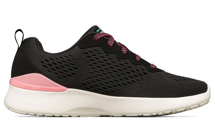 (WMNS) Skechers Skech-Air Dynamight Low Black/Pink 149349-BKPK