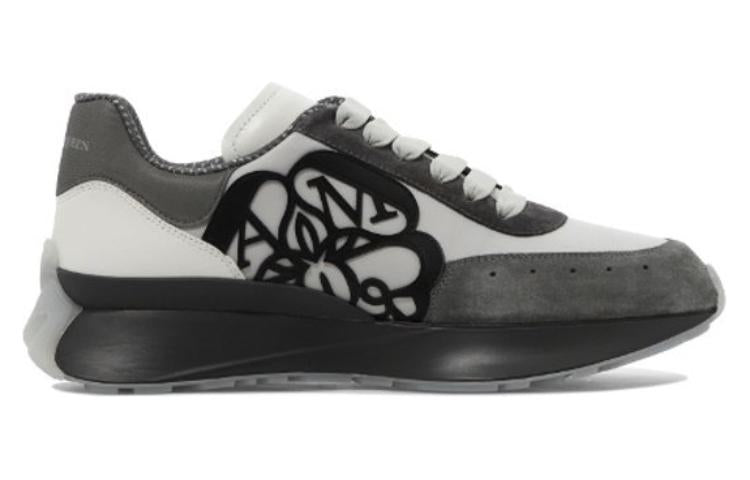 Alexander McQueen Sprint Runner Exaggerated-Sole 'Grey White' 705071W4W118395