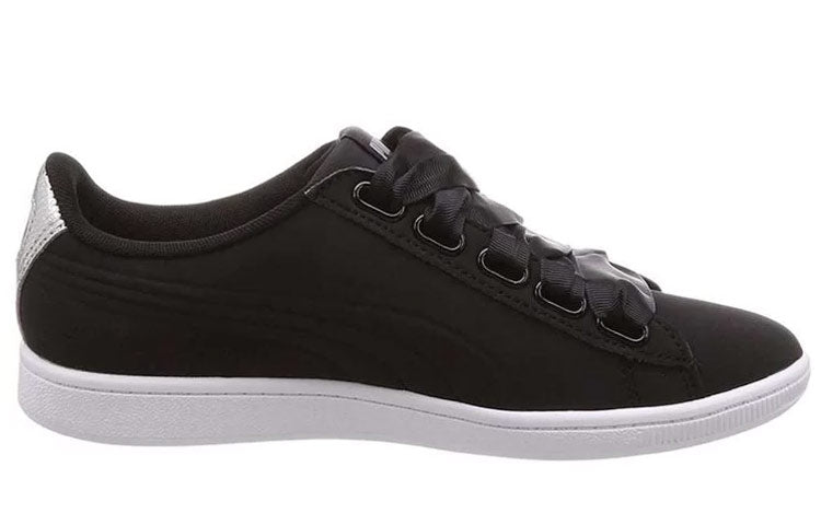 (WMNS) PUMA Vikky Ribbon VT 'Black Silver' 367658-02