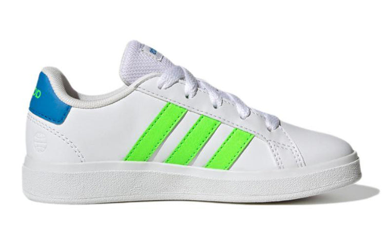 (GS) adidas Grand Court 2.0 Lifestyle Tennis 'White Solar Green' GW6505