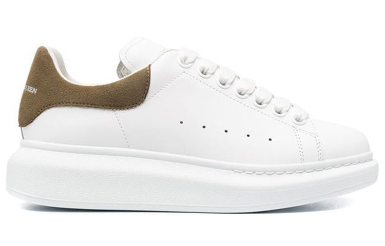 (WMNS) Alexander McQueen Oversized Sneaker 'White Khaki' 553770WHGP79256