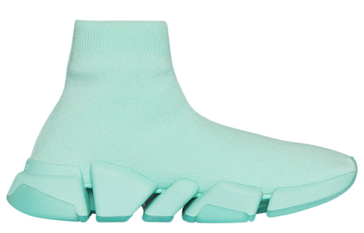 (WMNS) Balenciaga Speed 2.0 Sneakers 'Recycled Transparent Sole Mint' 654045W2DI43412