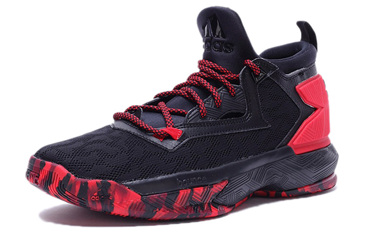 adidas D Lillard 2 'Black Light Scarlet Cardinal' B42387
