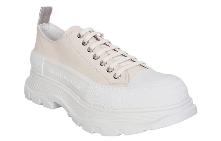 Alexander McQueen Tread Slick Low-Top Sneakers 'Cream Pink White' 705662WHZ627701