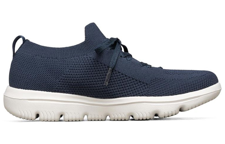 (WMNS) Skechers Go Walk Evolution Ultra Sports Shoes Blue/White 15779-NVW