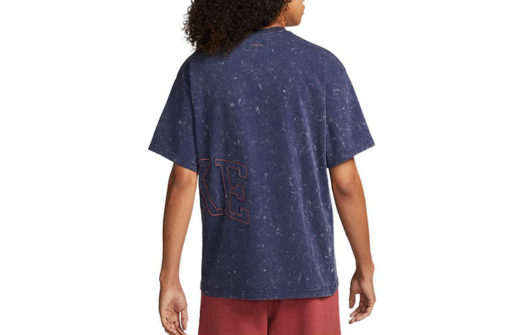 (WMNS) Nike Fadeaway T-shirt 'Midnight Navy' DX5835-410