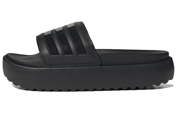 (WMNS) adidas Adilette Platform Slide 'Triple Black' HQ6179