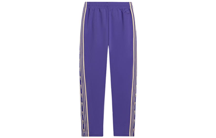 Li-Ning Logo Side Striped Pants 'Purple' AKLS869-3