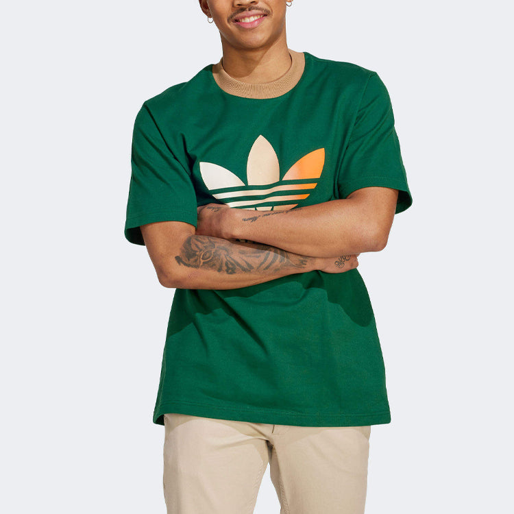 adidas originals Adicolor 70s Premium Trefoil T-shirt 'Dark Green' IP6969