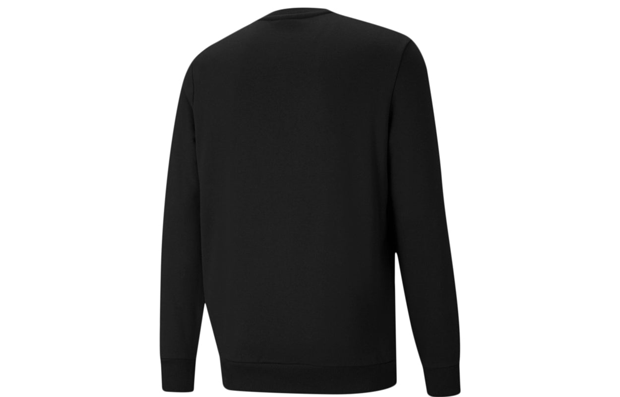 PUMA Classics Logo Crew TR Sweater 'Black White' 531366-01