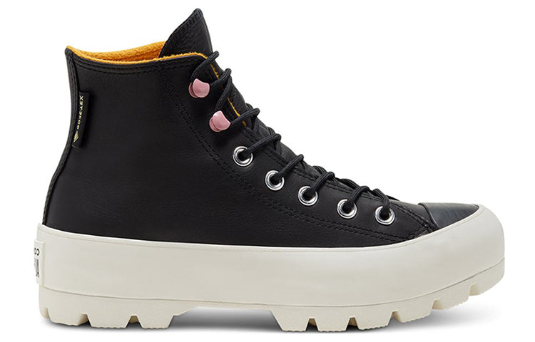 (WMNS) Converse Chuck Taylor All Star Lugged Winter High GTX 'Black Saffron Yellow' 568763C