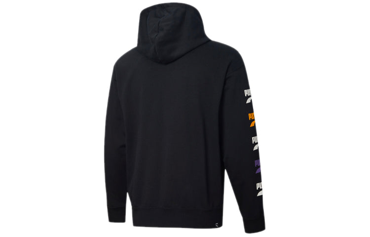 PUMA Casual Printing Casual Hooded Jacket Black 530160-01