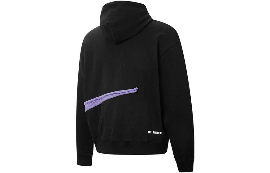 PUMA x Roaringwild Hoodie 'Black Purple' 532593-01