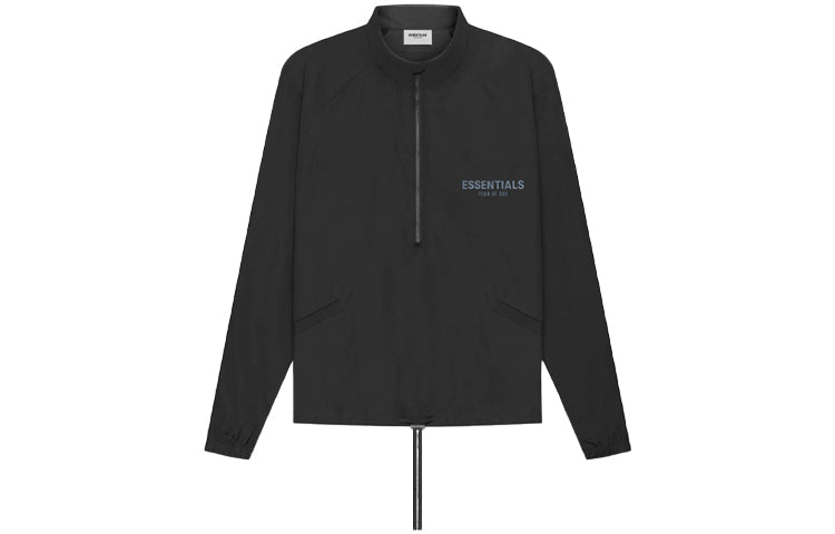 Fear of God Essentials SS21 Half Zip Track Jacket Stretch Limo FOG-SS21-627