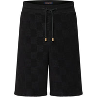LOUIS VUITTON Damier French Terry Cotton Shorts