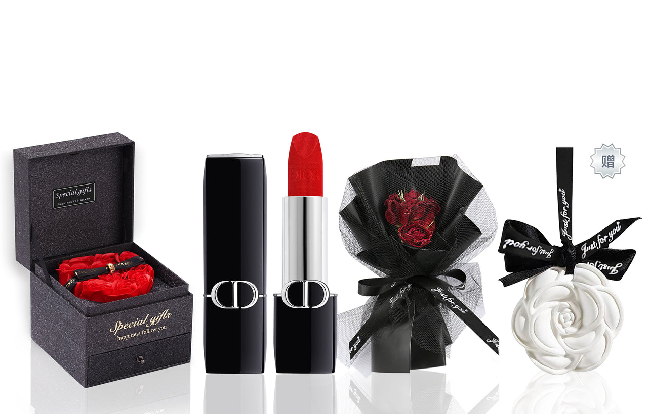 DIOR Lutein Blue Gold Lipstick Lipsticks Velour Easy-to-Blend Matte Complexion