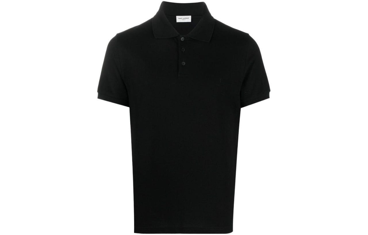 SAINT LAURENT Polo Shirt Men's Black