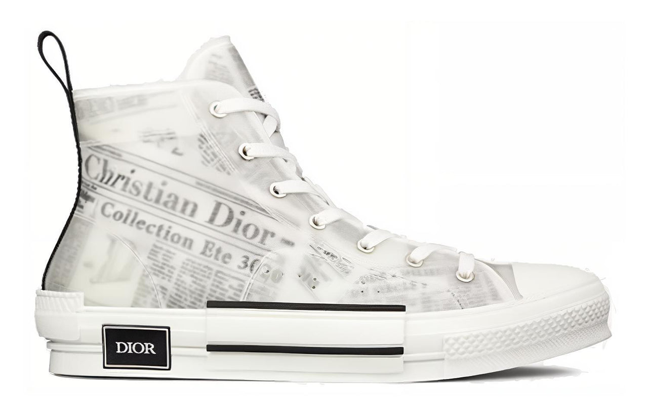 DIOR B23 High Top Daniel Arsham Newspaper