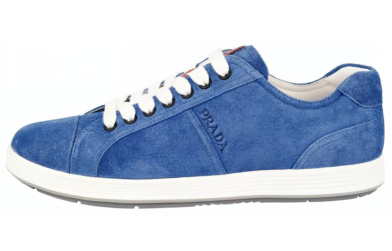 PRADA Stylish Skateboarding Shoes Men's Blue