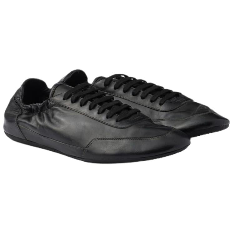 PRADA Collapse Low Top Casual Shoes Men's Black