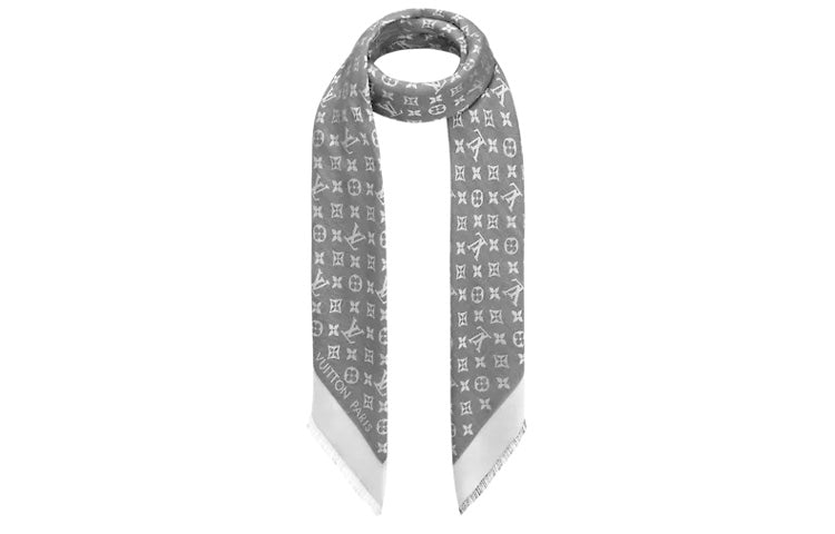 LOUIS VUITTON Wool And Silk Silk Scarves Unisex
